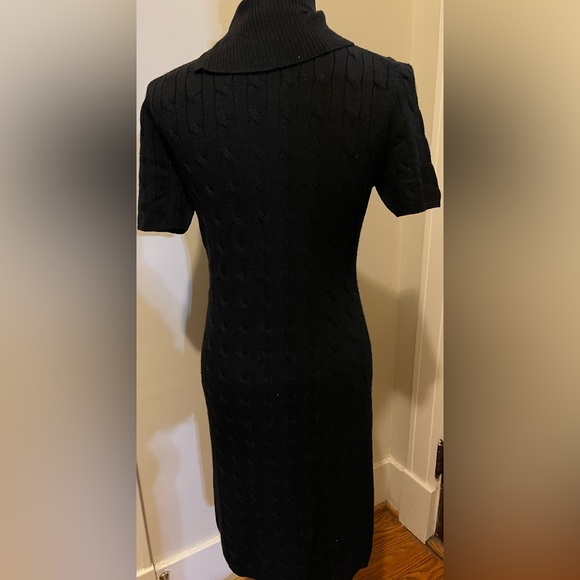 Brooks Brothers Cable Knit Sweater Dress with button detail. - Picture 2 of 4